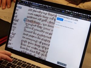 A prototype on a laptop